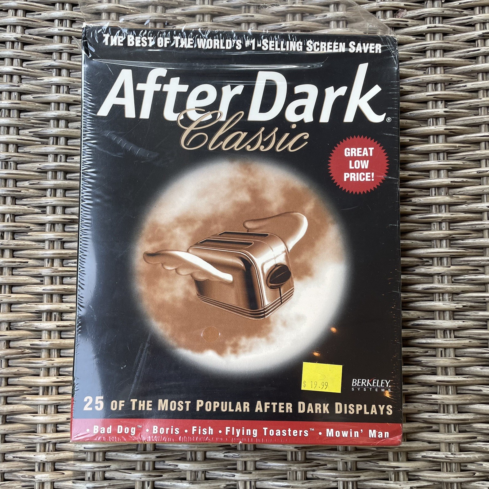 After Dark Classic 3.5"HD Diskette Screen Saver Berkeley Floppy Used NOT TESTED