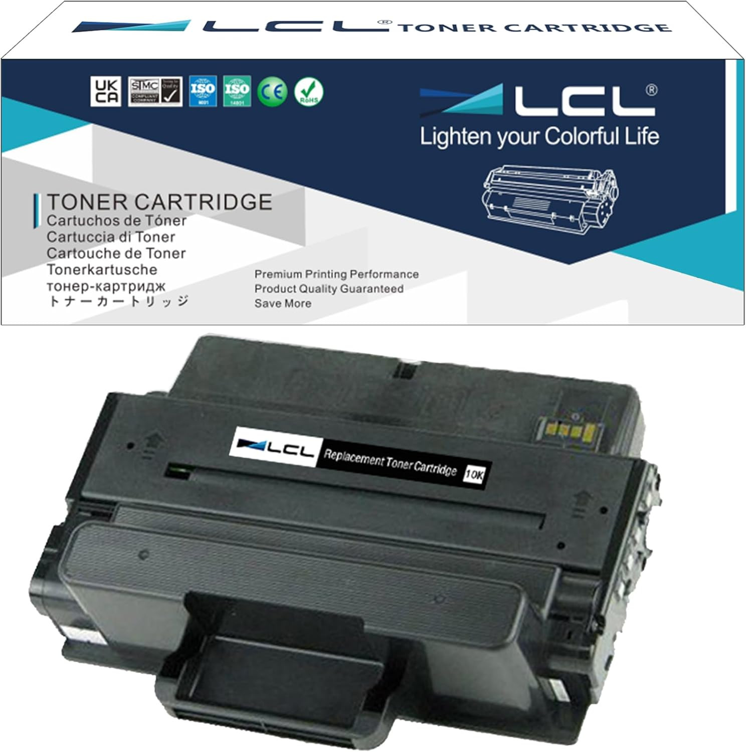 Compatible Toner Cartridge Replacement for Dell C7D6F 593-BBBJ 593-BBBI 8PTH4 B2