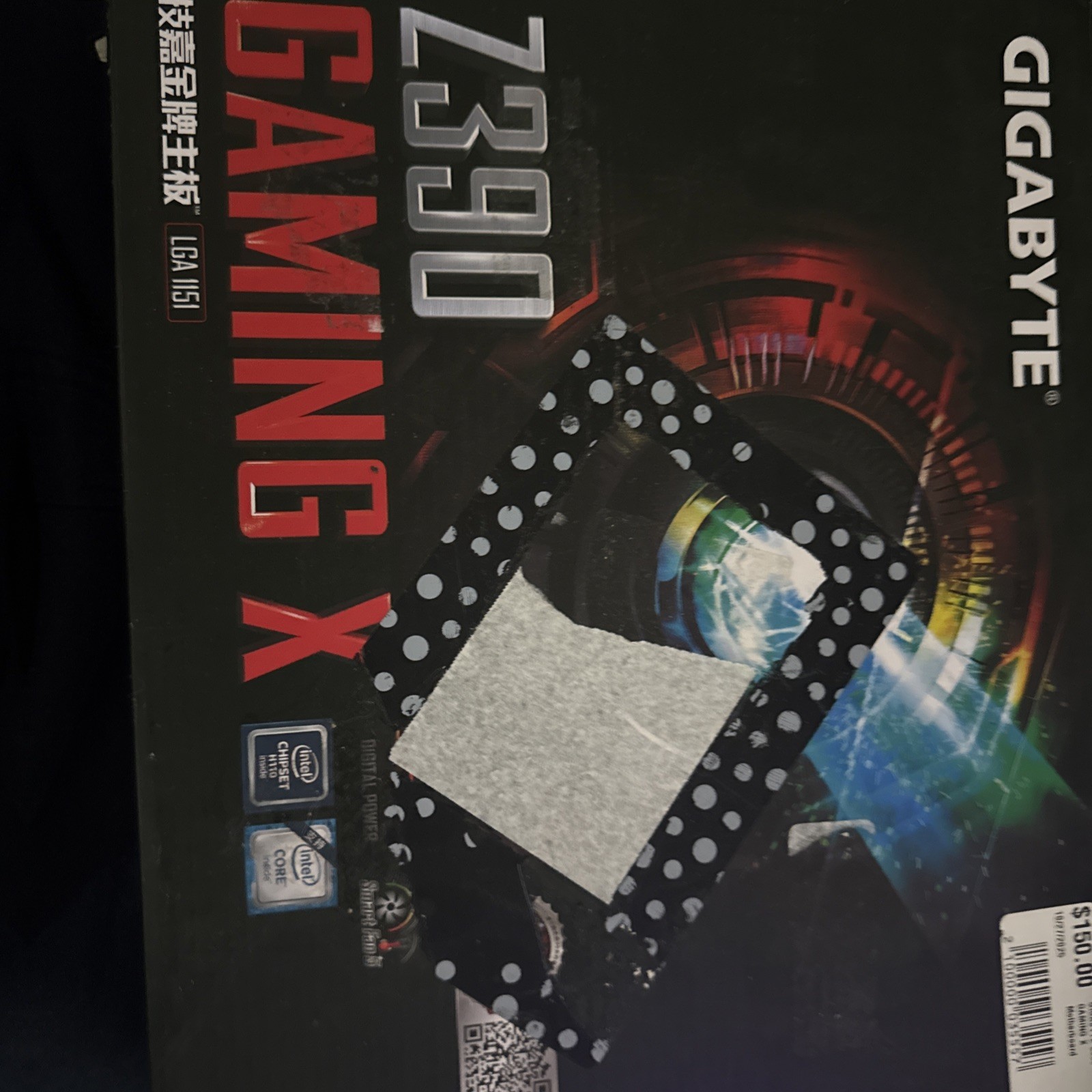 GIGABYTE Z390GAMINGX Z390 Gaming X ATX  Motherboard