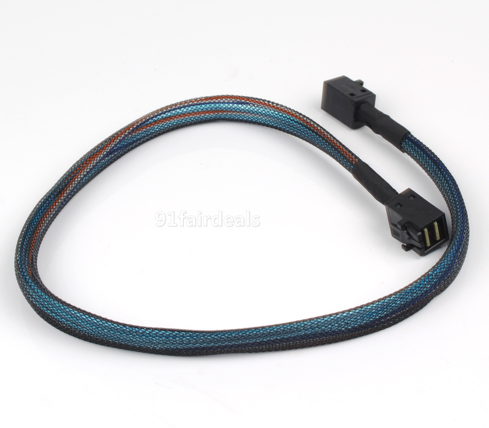 LOT OF 2 SUPERMICRO SFF 8643 to SFF 8643 CABLE 0.5M 21" BACKPLANE CBL-SAST-0532