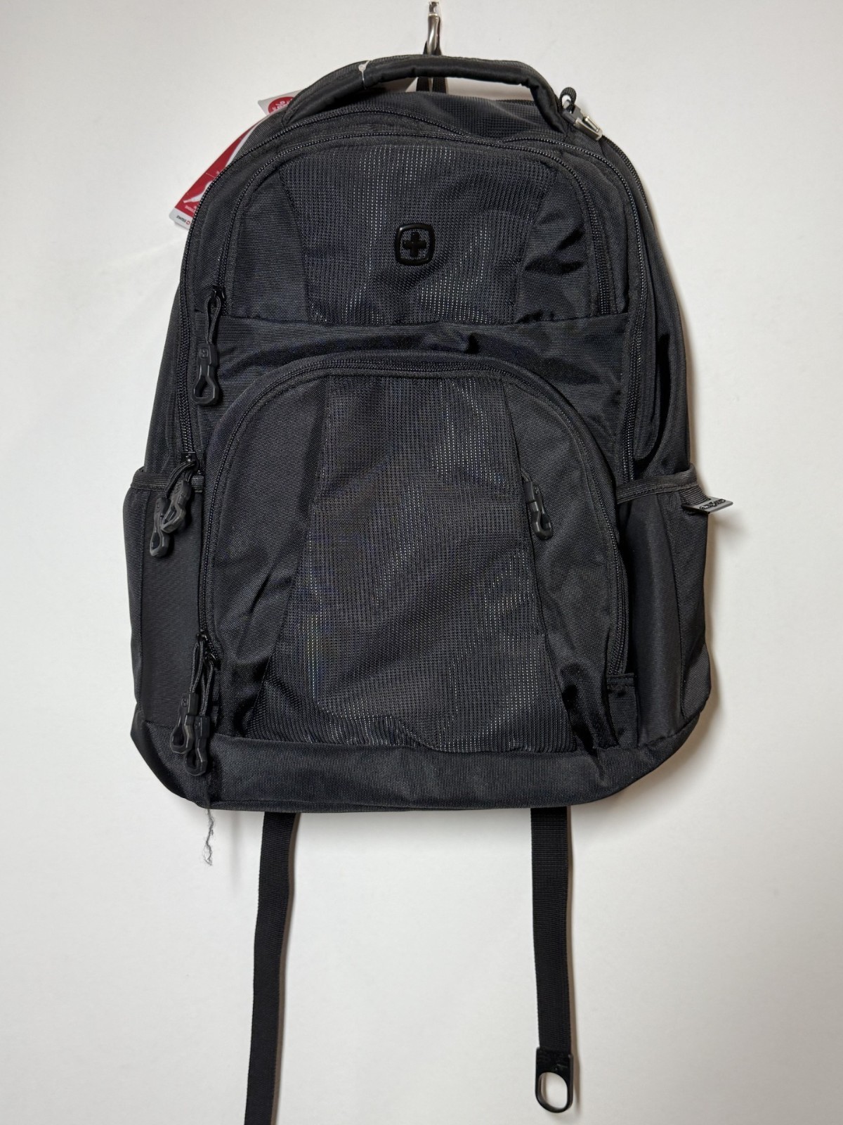 SWISSGEAR Laptop 18.5" Backpack - Black: Tear-Resistant Polyester, College Bag