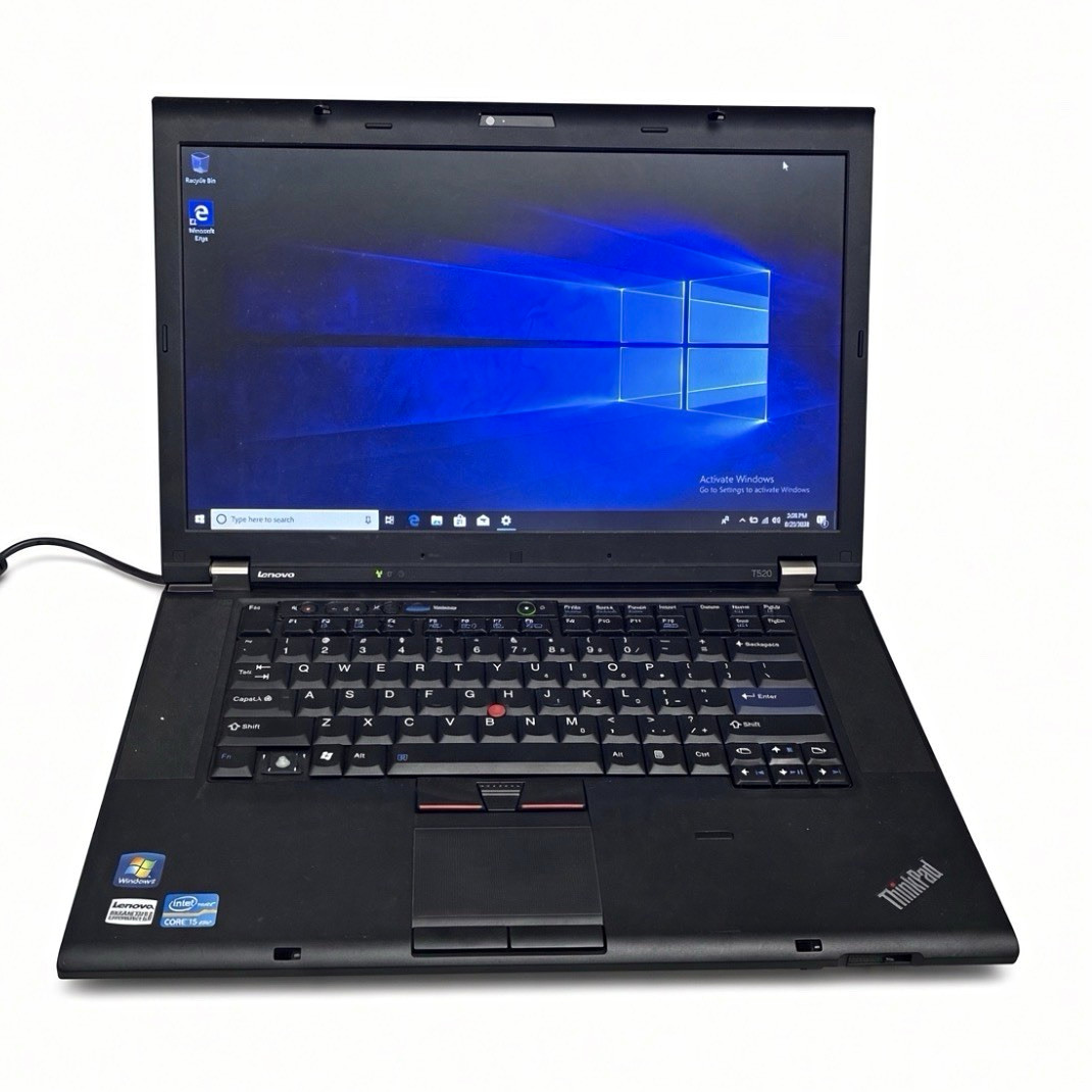 #3/3Lenovo ThinkPad T520 15.6in Win 10 Pro i5-2520M 2.50GHz 8GB 117GB