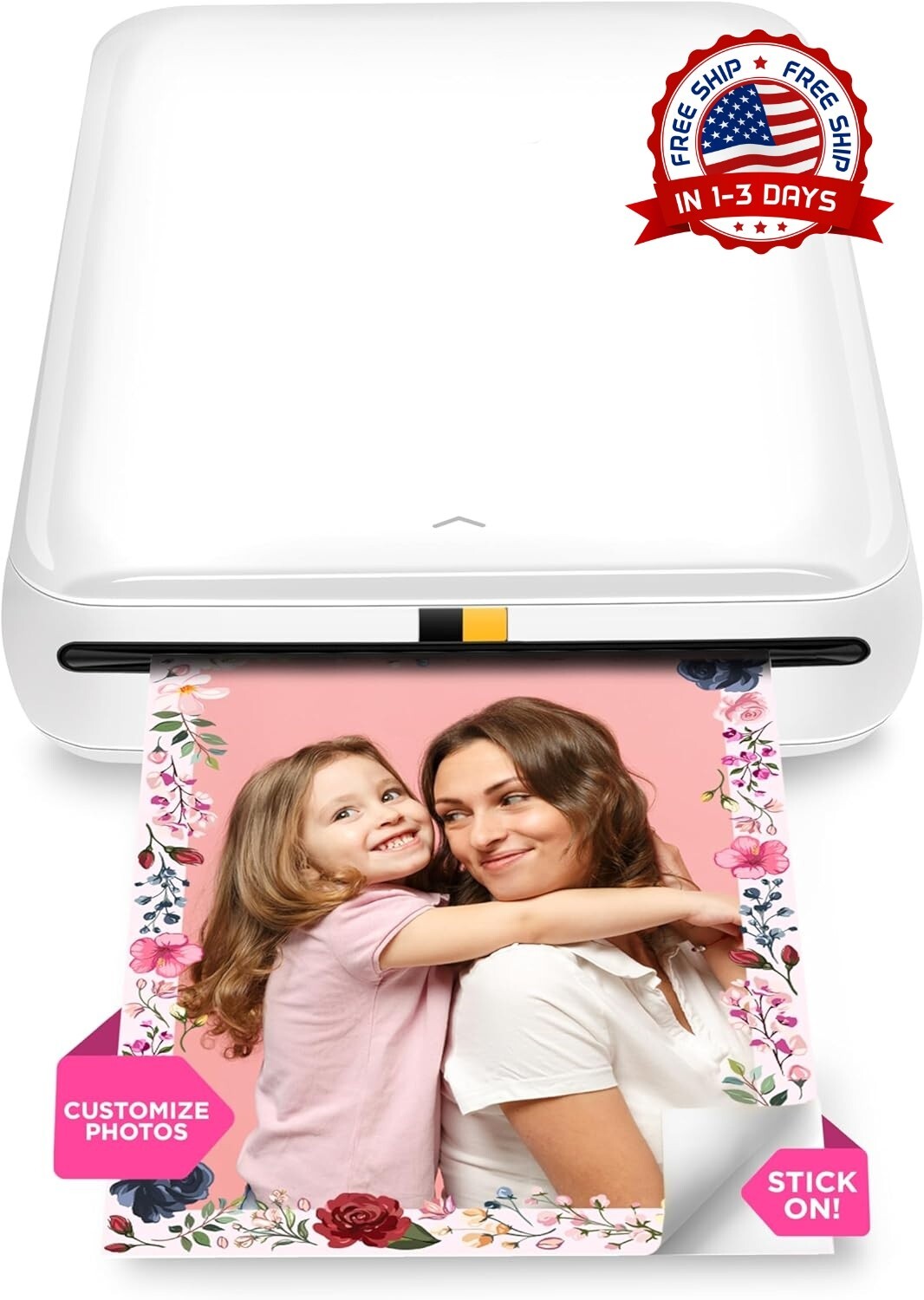 Step Impresora Fotográfica En Color Inalámbrica Papel Adhesivo 2x3. NUEVO. 2025.