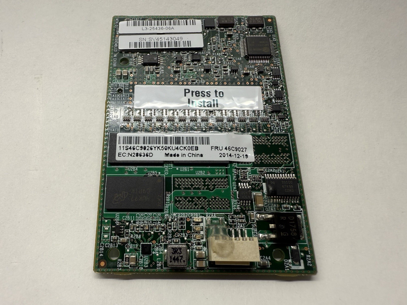 IBM ServeRAID M5100 Series 512Mb Flash Card 81Y4487 46C9027 Serverraid