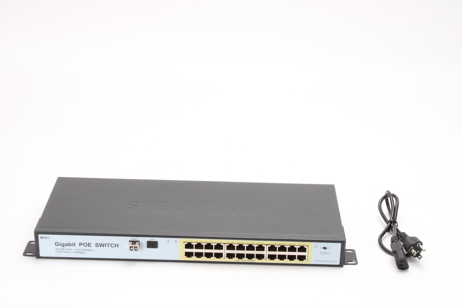 Steamemo GPOE224 24-Port Network Switch With D-Link DEM-311GT v.D1 SX Tranceiver