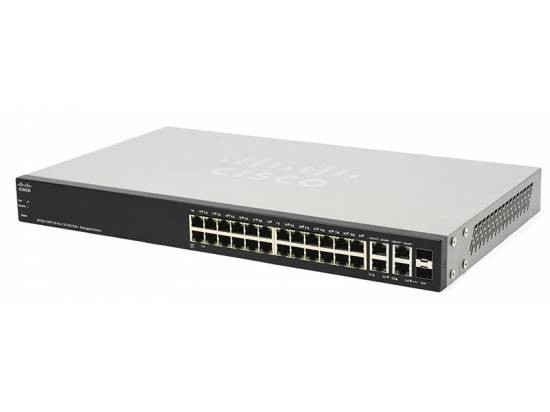 Cisco SF300-24PP 24-port Managed PoE+ Switch (SF300-24PP-K9)