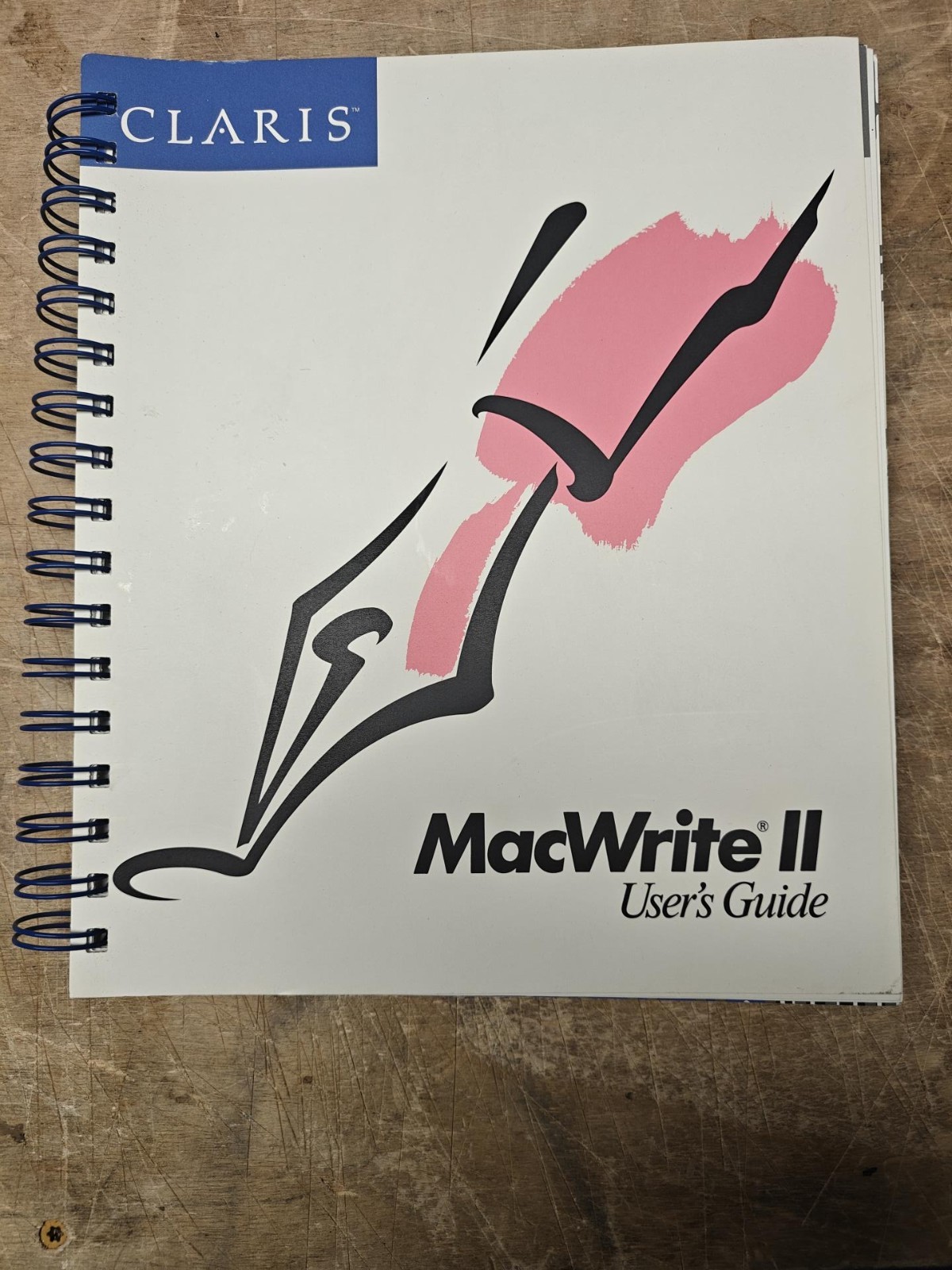 Claris MacWrite II User's Guide Apple Macintosh Vintage Software Manual 1989