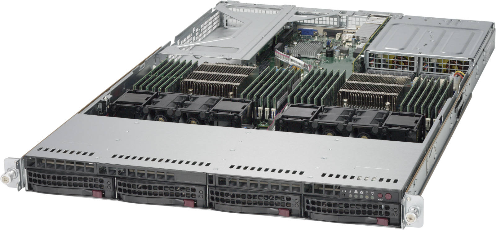 1U Supermicro Server X10DRU-i+ 2x Xeon 18 Cores (Total 36) 64GB 4x 10GBE-T 2PS