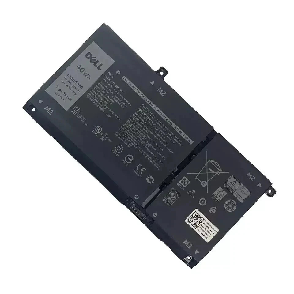 OEM Genuine JK6Y6 40Wh 11.25V Battery for Dell Inspiron 5400 2-in-1 Series H5CKD