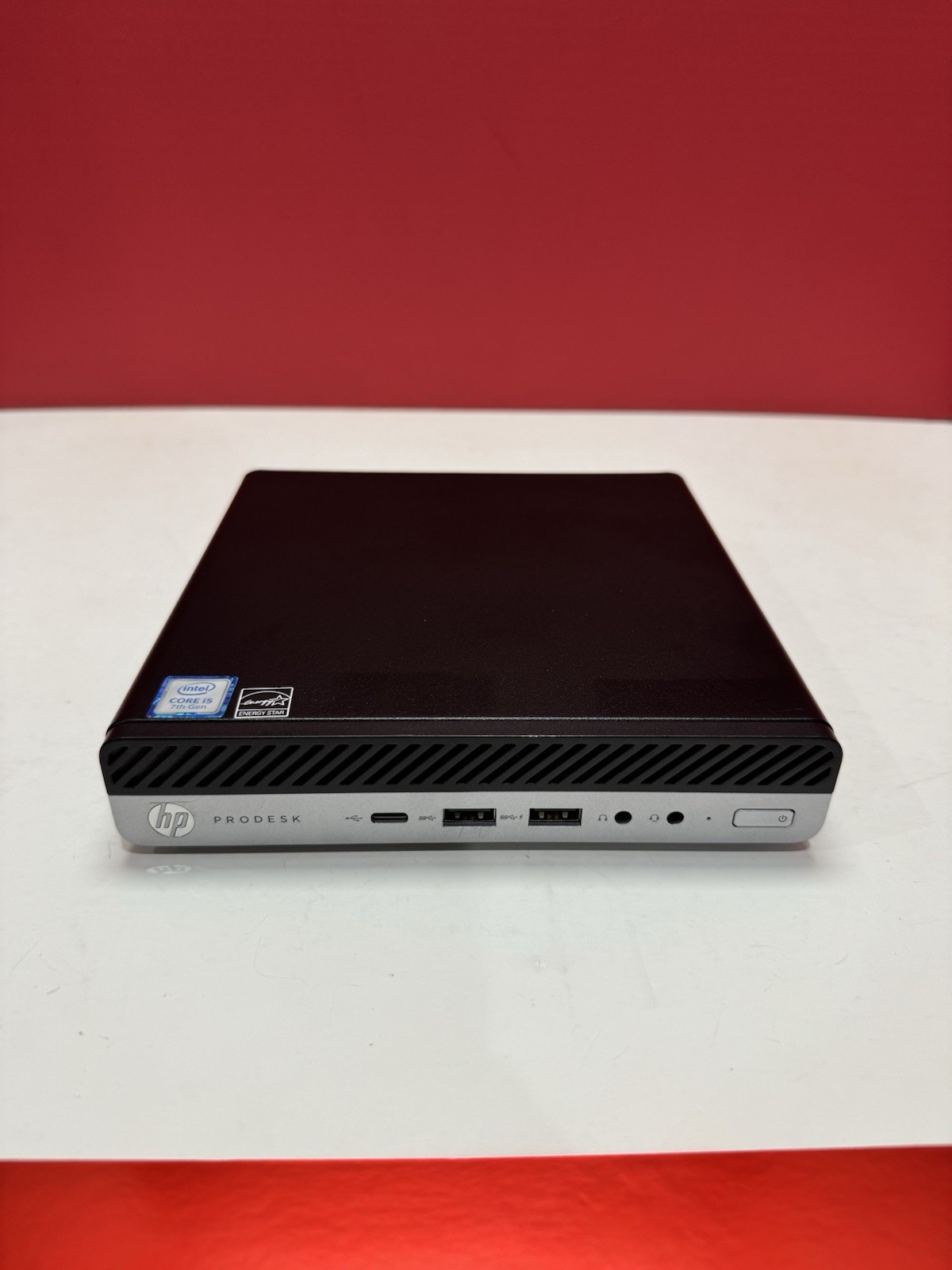 HP ProDesk 600 G3 Mini i5-7500T CPU @ 2.7GHz 8GB RAM 180GB SSD windows 11 P A/C