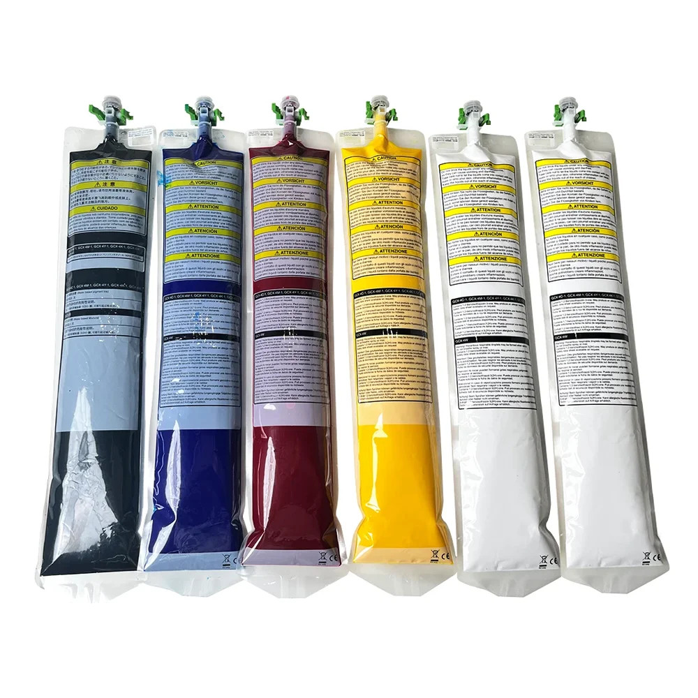 700ml DTG Ink Bag With Chip for Brother GTX 400 422 423 424 600 DTG Printer 6pcs