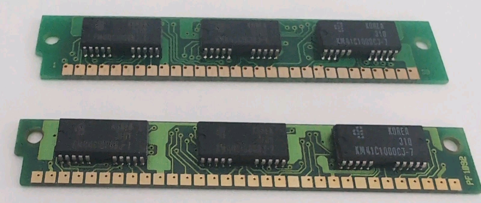2MB (2x 1MB) 30-Pin SIMM RAM Memory Samsung KM44C1000BJ-7 FPM 70ns Parity Tested