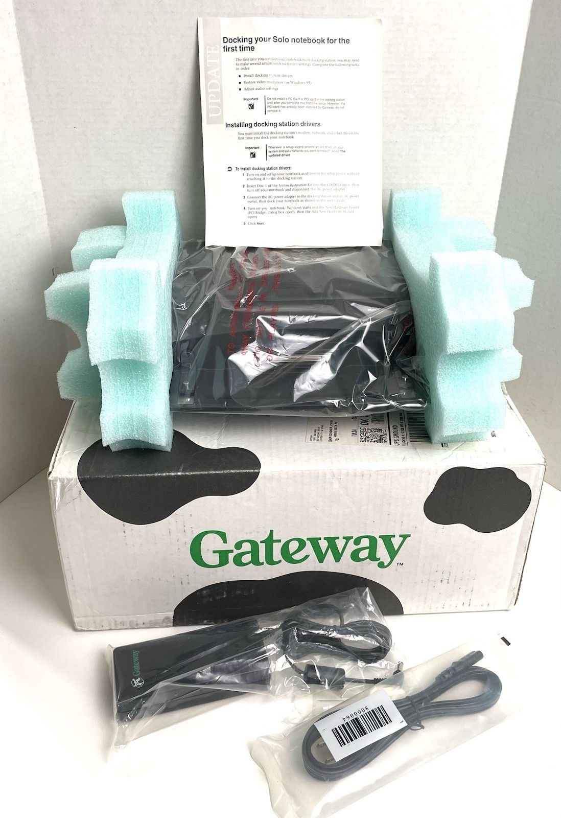 Vintage NEW Gateway Computer Docking Station MD-3 for sa70-3105 Solo Notebook