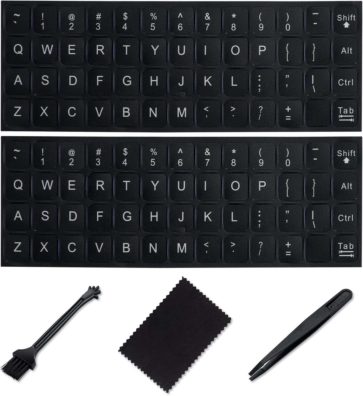 English Keyboard Stickers,[5 in 1] Replacement English Keyboard Letters Sticker