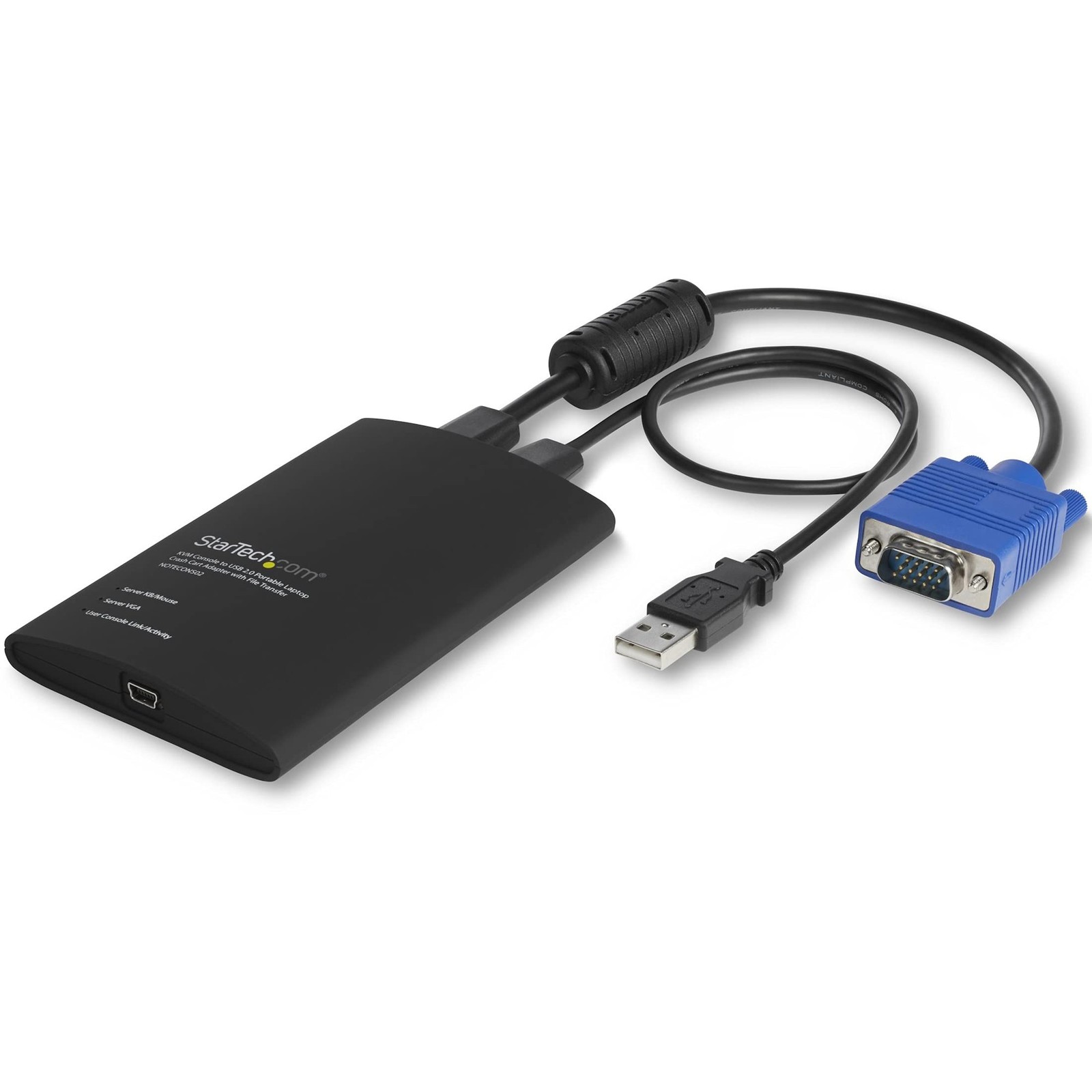 StarTech.com USB Crash Cart Adapter - File Transfer & Video - Portable Server Ro
