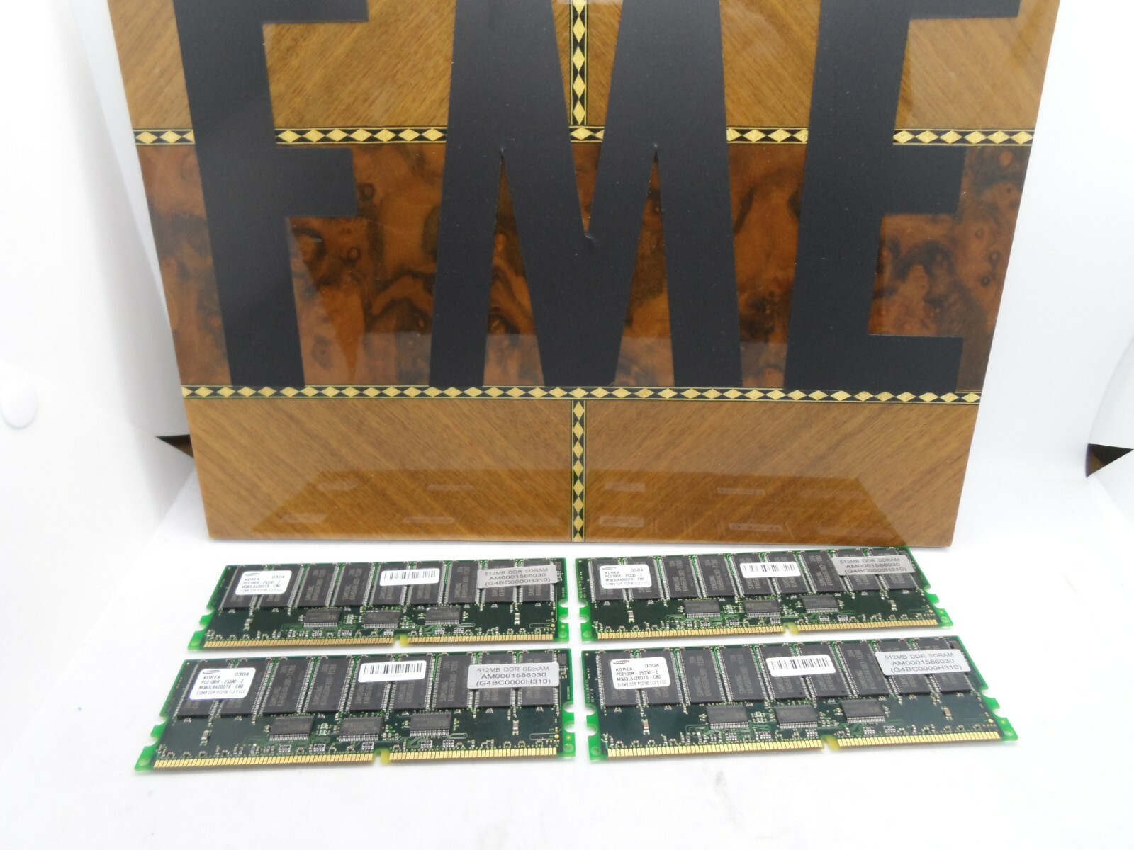 4X Samsung PC2100R-25330-Z G4BC0000M310 512MB 2Gb total DDR SDRAM