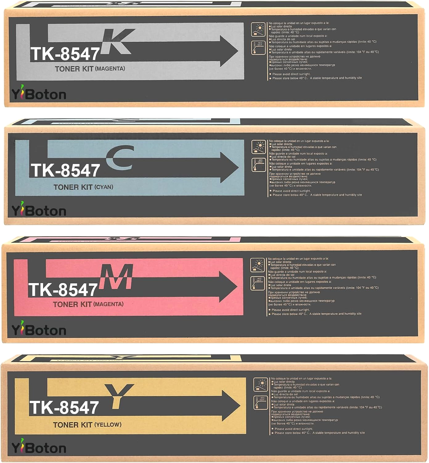 TK-8547 Toner Cartridge TASKalfa 4054ci, TK-8547K TK-8547C TK-8547M TK-8547Y