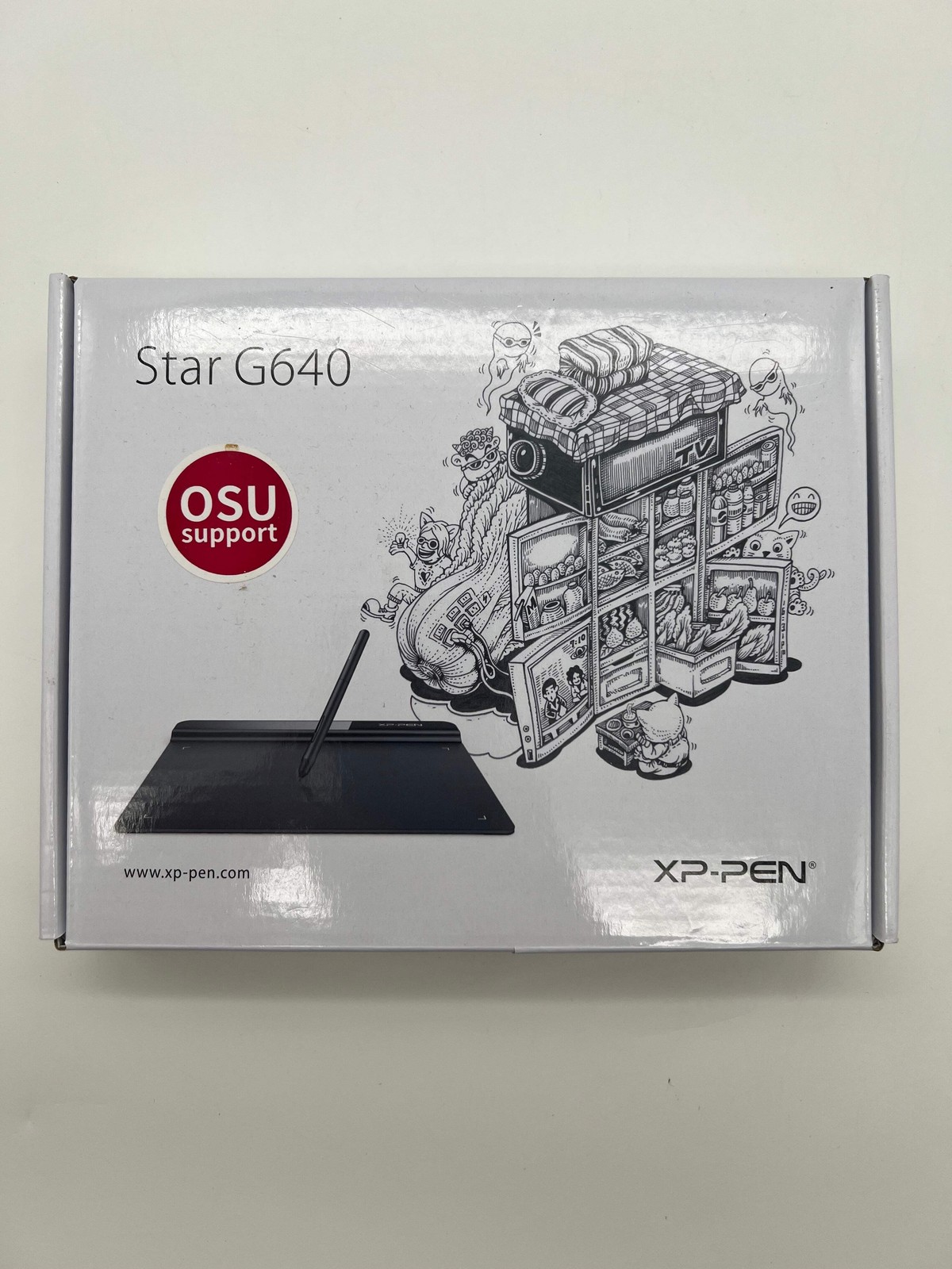 Star G640 XP-PEN Drawing Tablet Black Used With Box