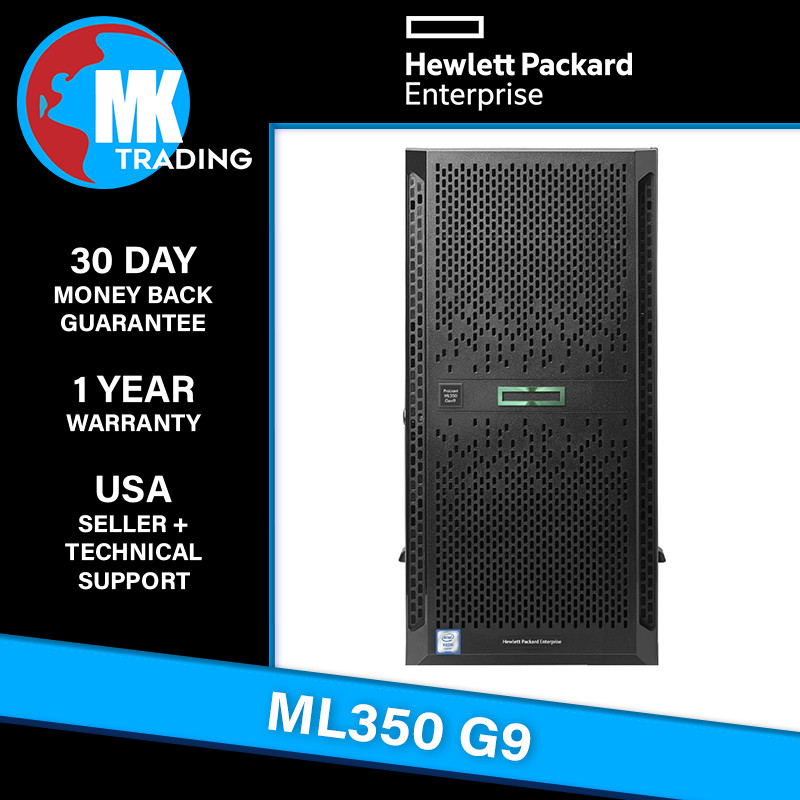 HPE ProLiant ML350 Gen9 Tower Server 2x E5-2650 v4 24-Core 64GB 2x800GB SSD