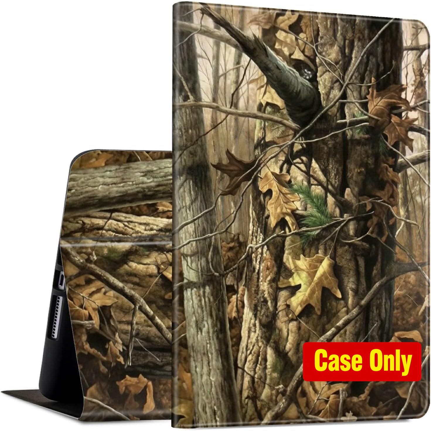 Slim Case for iPad mini 7 (2024) 8.3 Inch, Lightweight Camouflage Tree