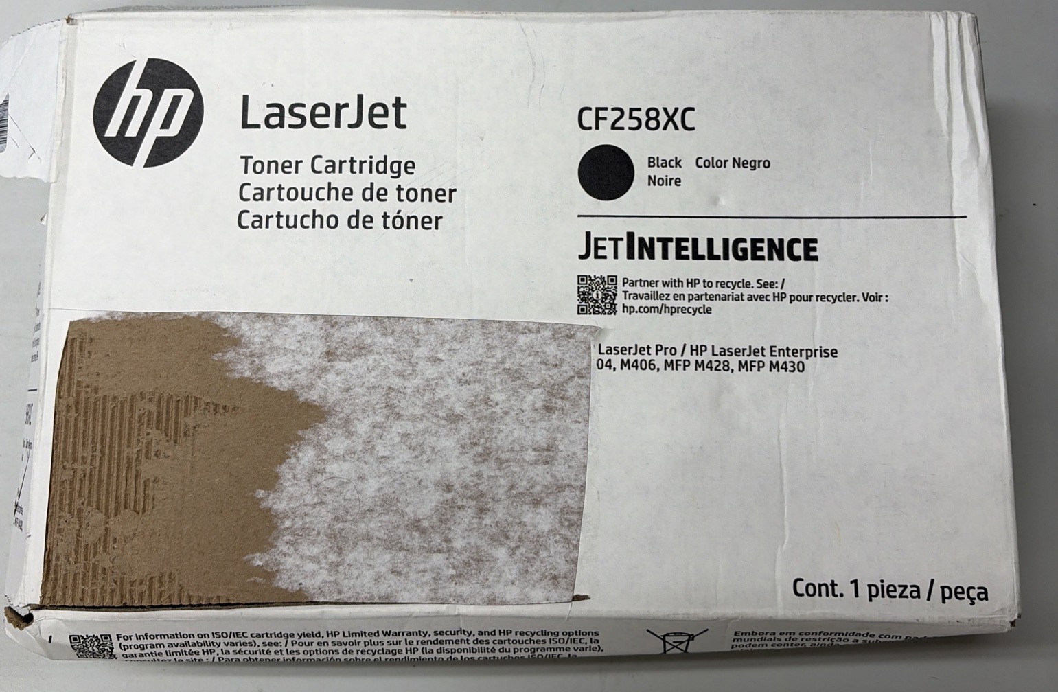 Genuine HP CF258XC 58X Black OEM High Yield Toner Cartridge LaserJet Pro NEW