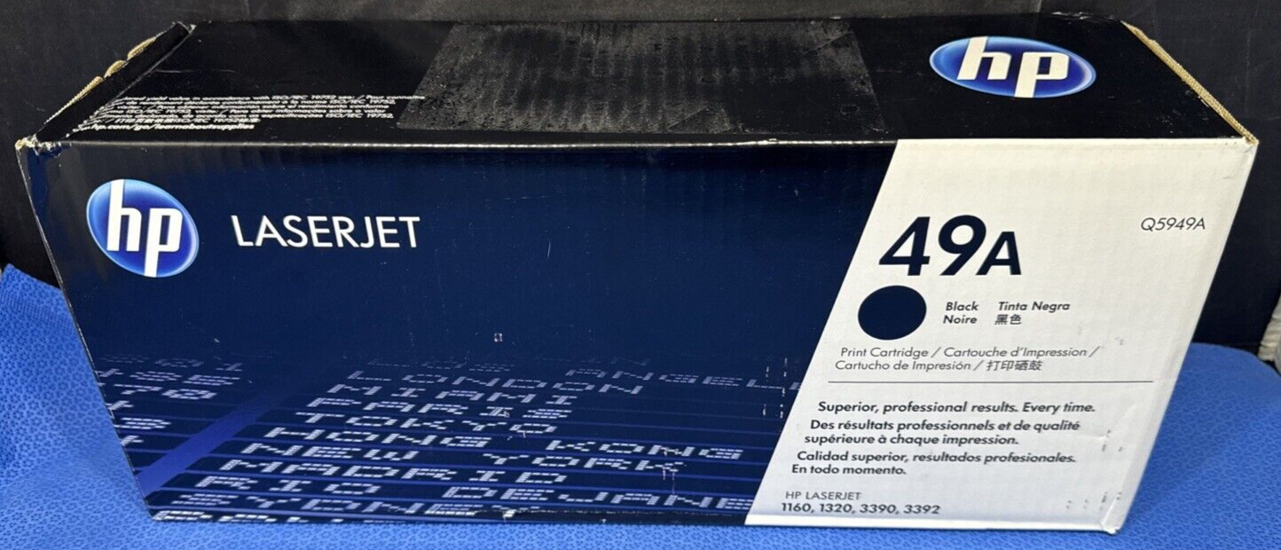 HP Q5949A 49A  Genuine Toner Cartridge NEW SEALED