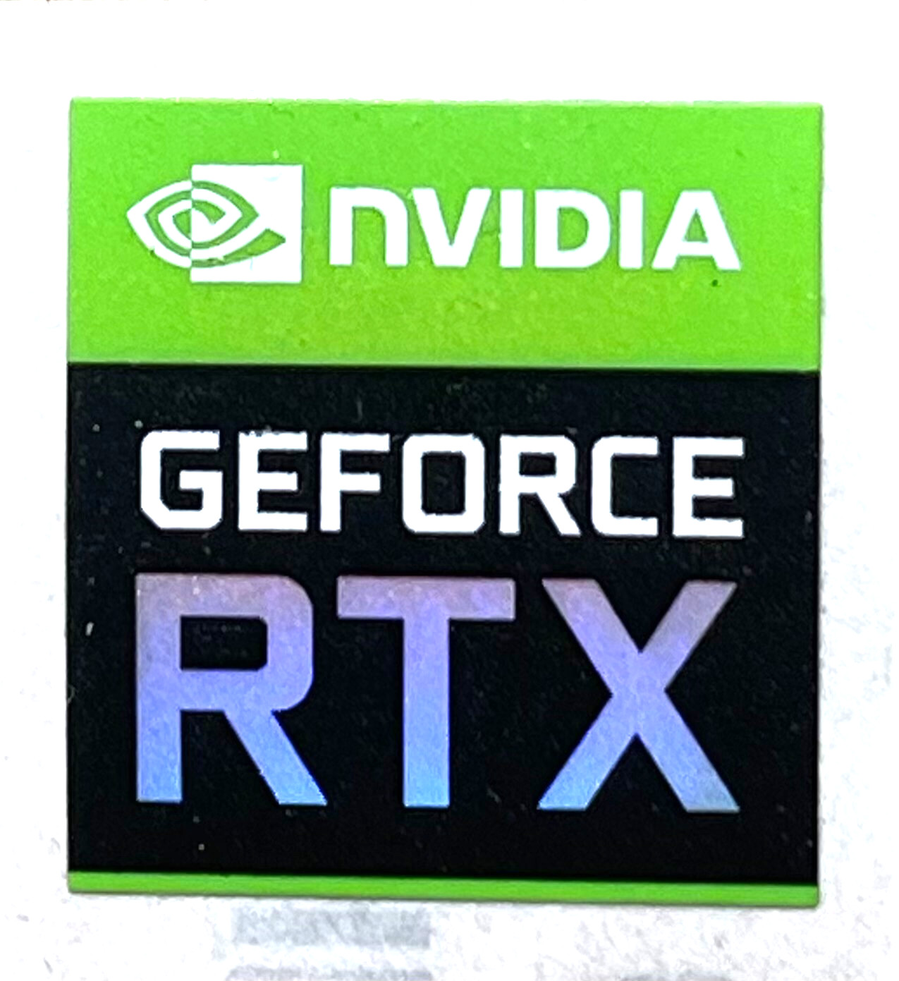 1 PCS Original Sticker for Nvidia GeForce RTX Case Badge Label Logo 17mm x 18mm