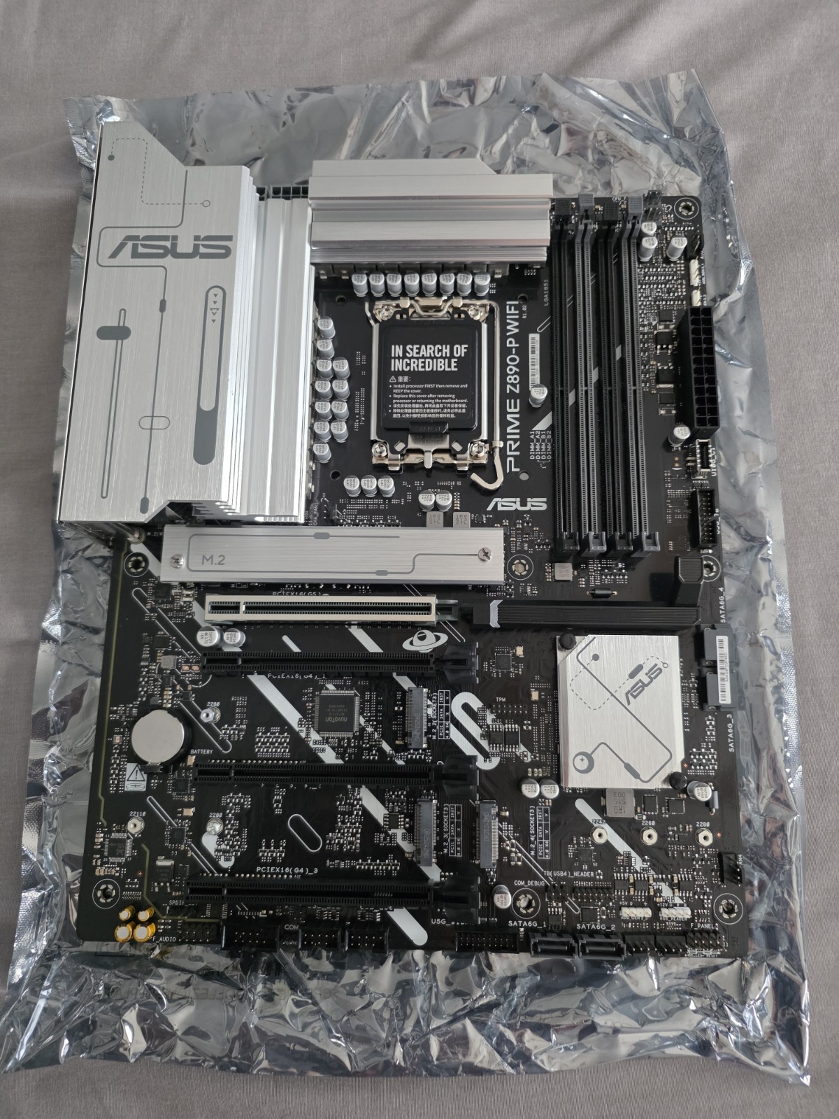 ASUS PRIME Z890-P WiFi Motherboard LGA 1851 DDR5 ATX WiFi 7 - Perfect condition