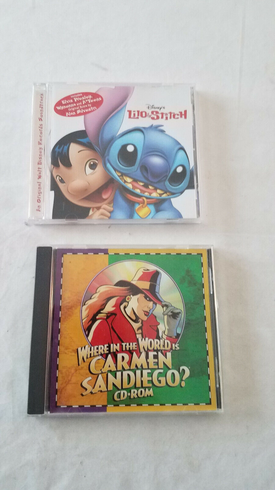 Where In The USA Is Carmen Sandiego? CD-Rom PC Video Game Windows & Lilo & Stich