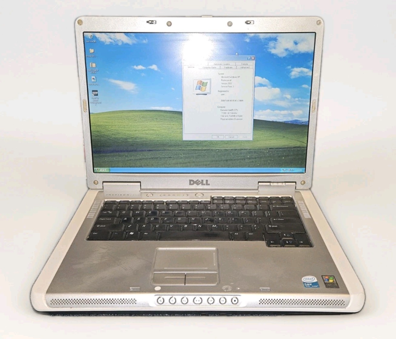 Dell Inspiron e1505 laptop Intel Core Solo 512mb Ram 40gb Hdd