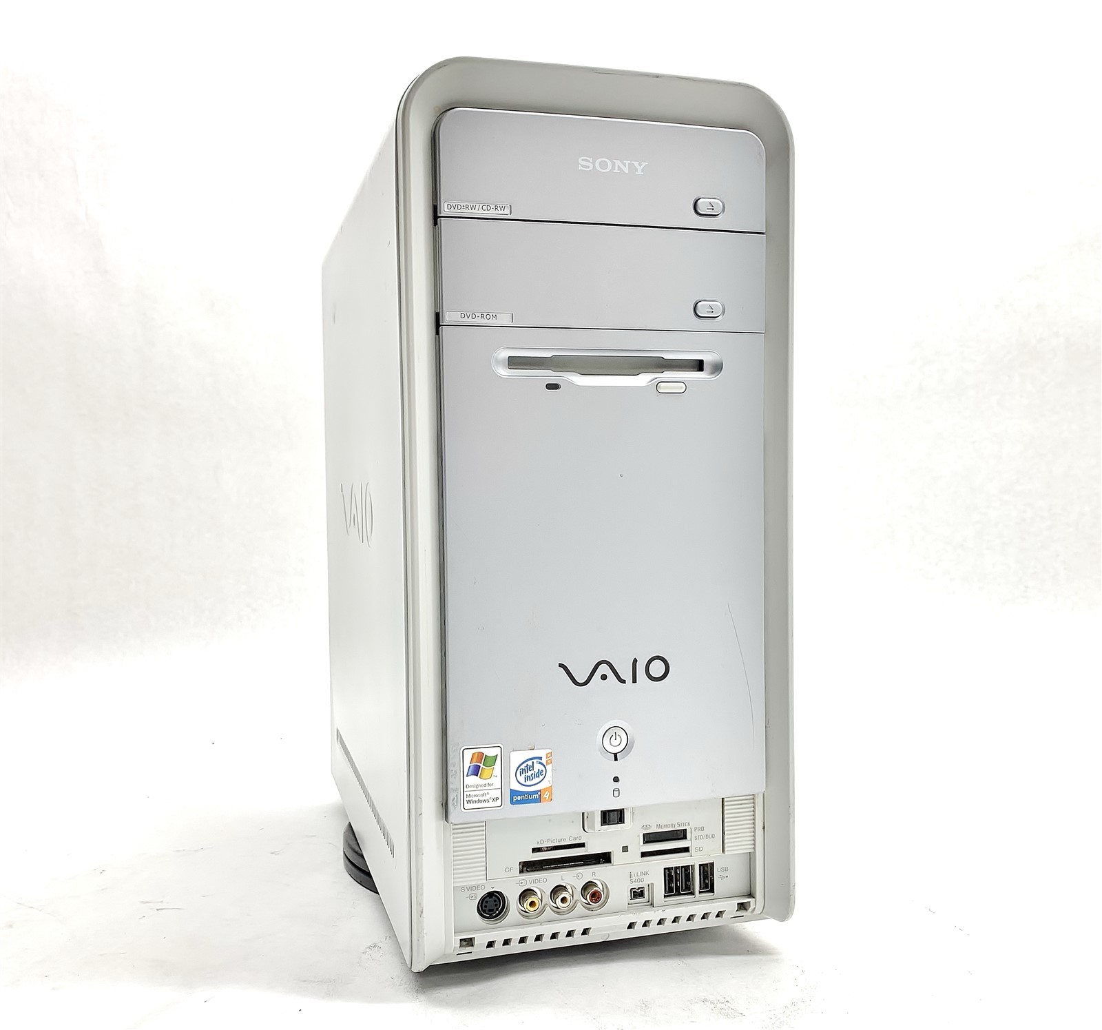 Sony VAIO PCV-C12L Retro Desktop PC Pentium 4 3GHz 3GB RAM 120GB SSD No OS