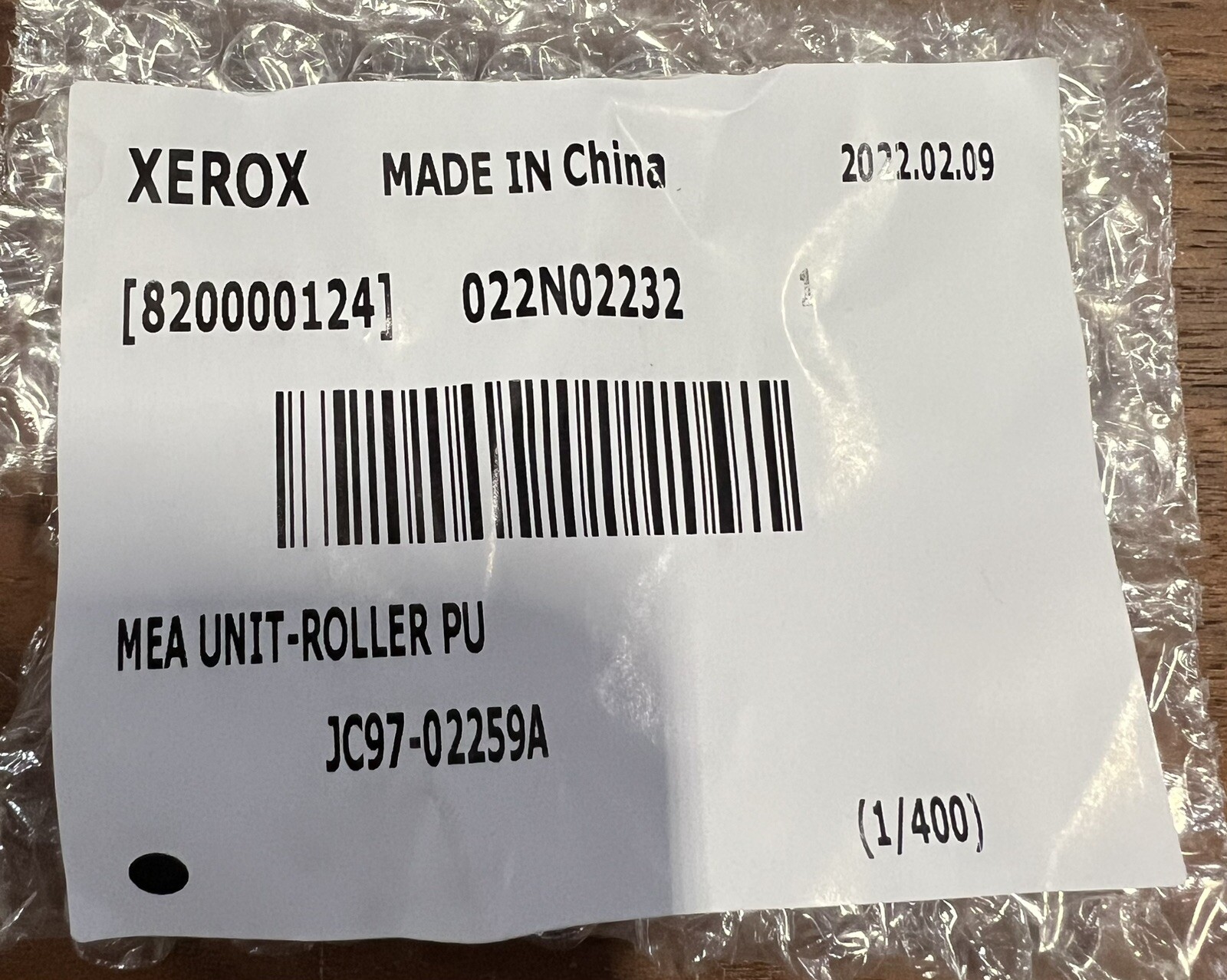 JC97-02259A GENUINE SAMSUNG PICKUP ROLLER