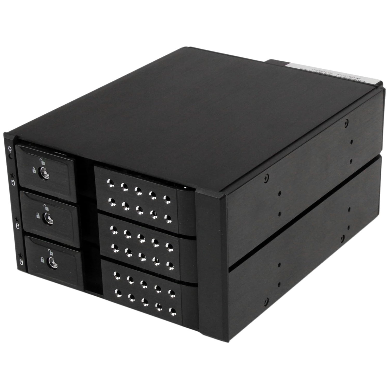 Efficient Aluminum Hot Swap Backplane - Supports Three 3.5in SAS/SATA HDDs