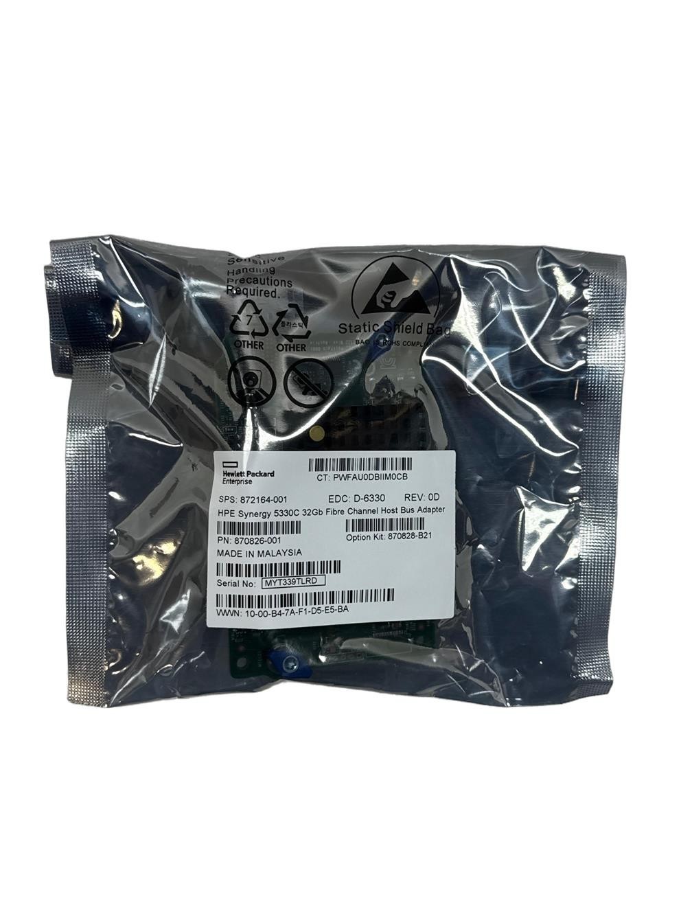 NEW HPE Synergy 5330C 32Gb FC Mezzanine HBA  870826-001, 872164-001