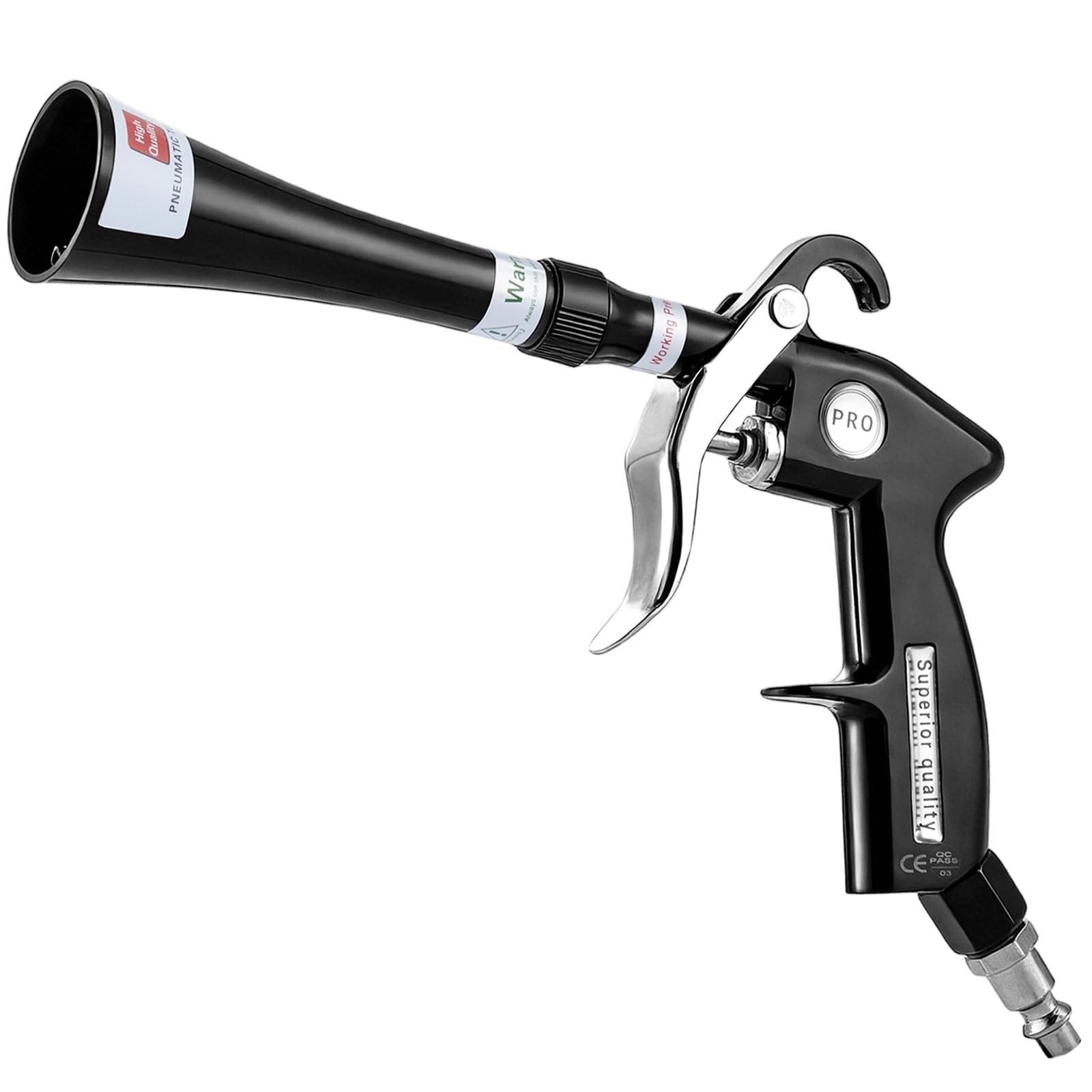 High Pressure Tornado Car Cleaning Gun - 6-9.2 Bar Air Blow for Auto, Home