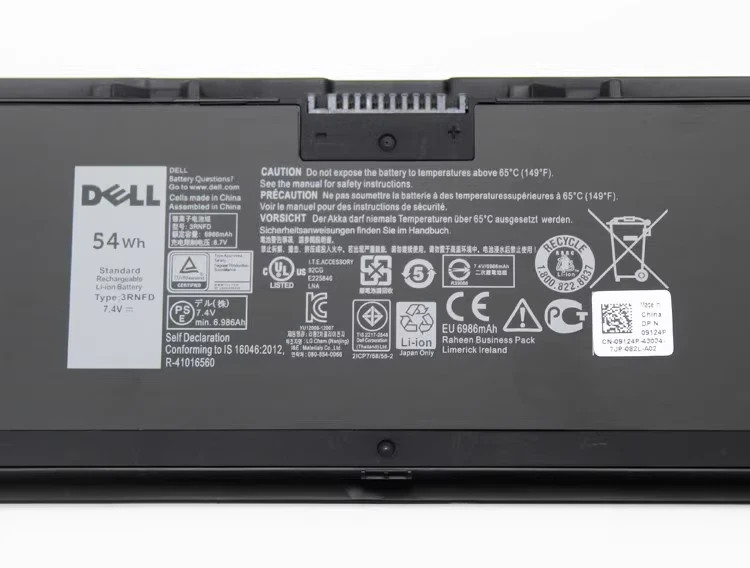 New Genuine 54Wh 7.4V 3RNFD Battery For Dell E7440 E7450 E7420 34GKR PFXCR G95J5