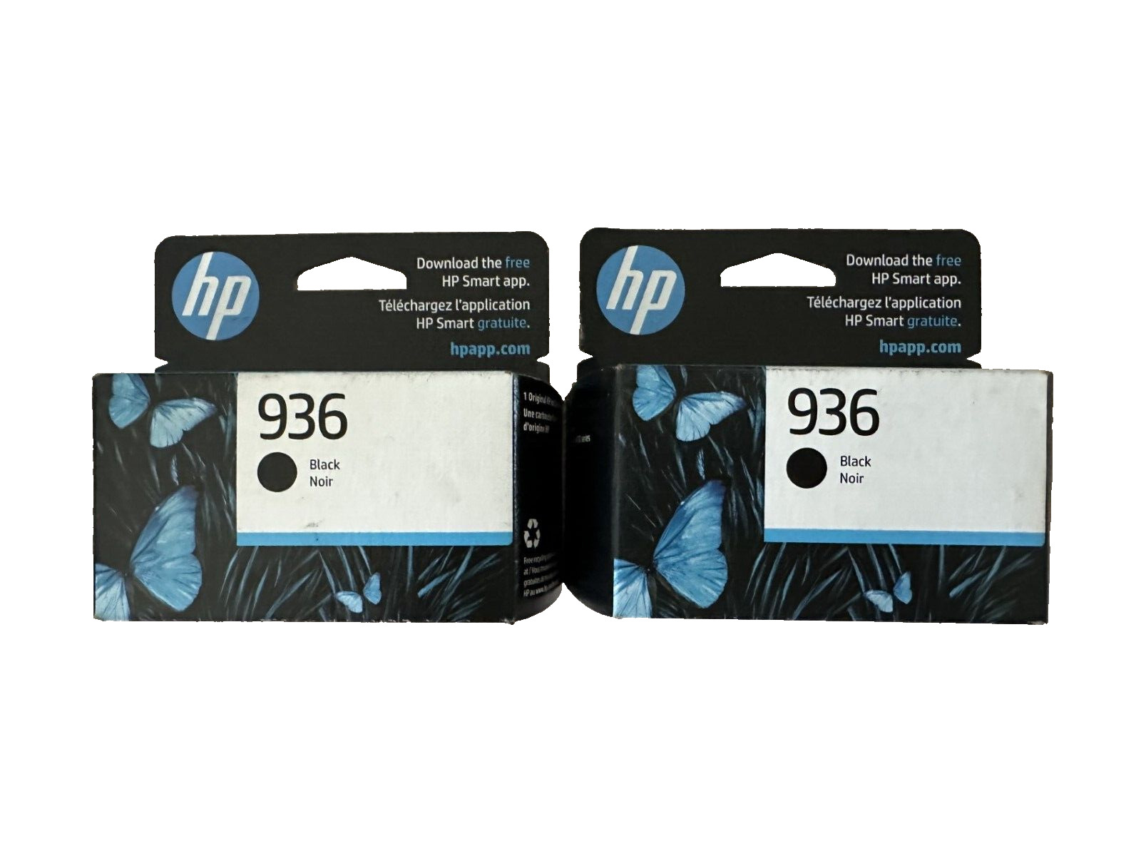HP 936 Black Original Ink Cartridge, 4S6V2LN *Lot of 2* Exp Date 06/2025*