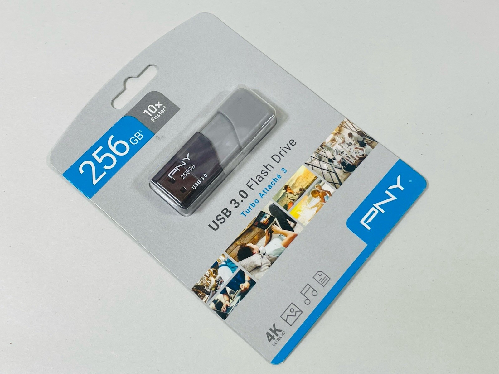 PNY 256GB Turbo Attache 3 USB 3.0 Flash Drive