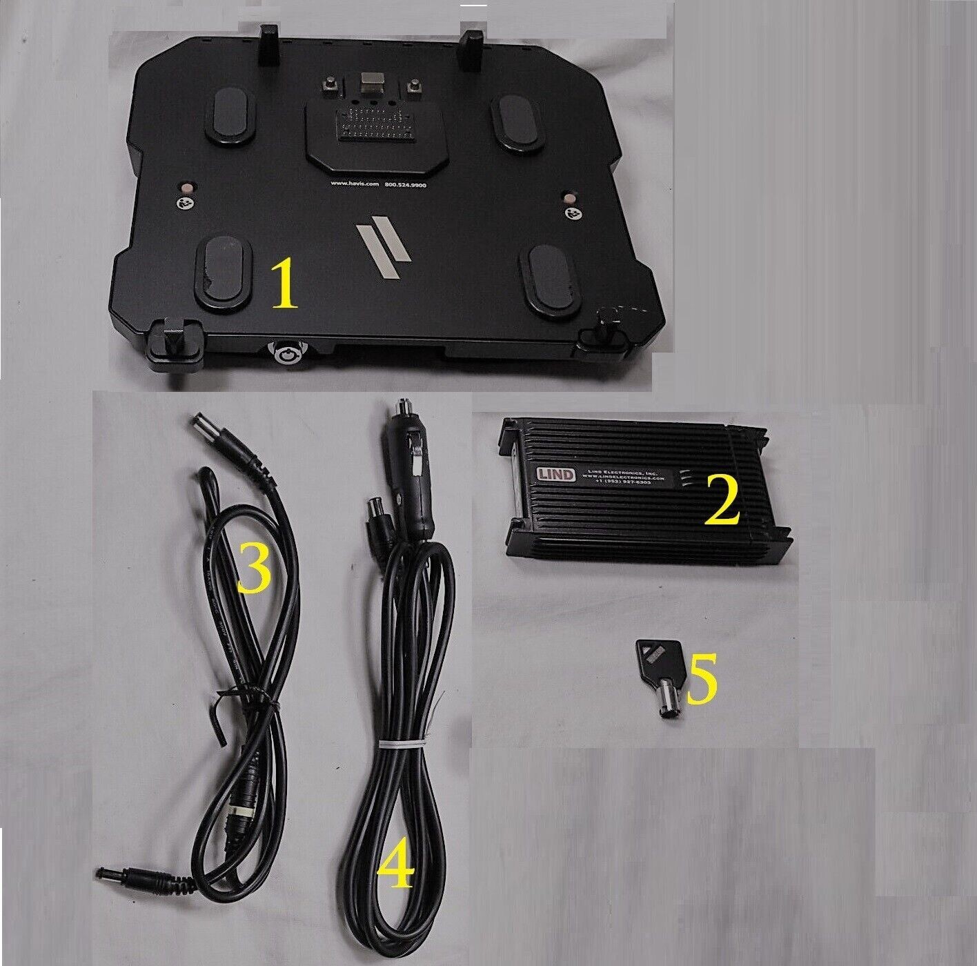 Havis DS-DELL-422-3 Triple High-Gain Antenna Adv Port Replication Dock Station A