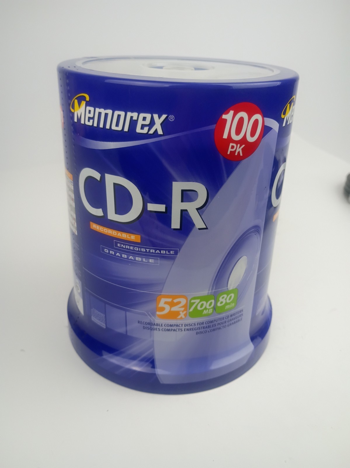Memorex CD-R 52X 700mb 80min - 100 pack - Factory Sealed Brand New