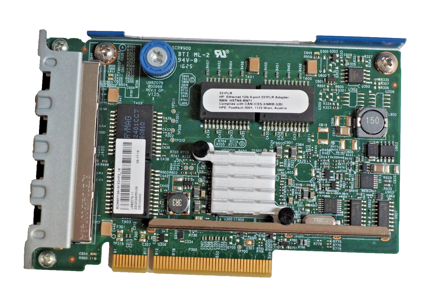 HP/HPE 1Gb 4-port 331FLR 789897-001 629133-002 MLOM Ethernet Adaper