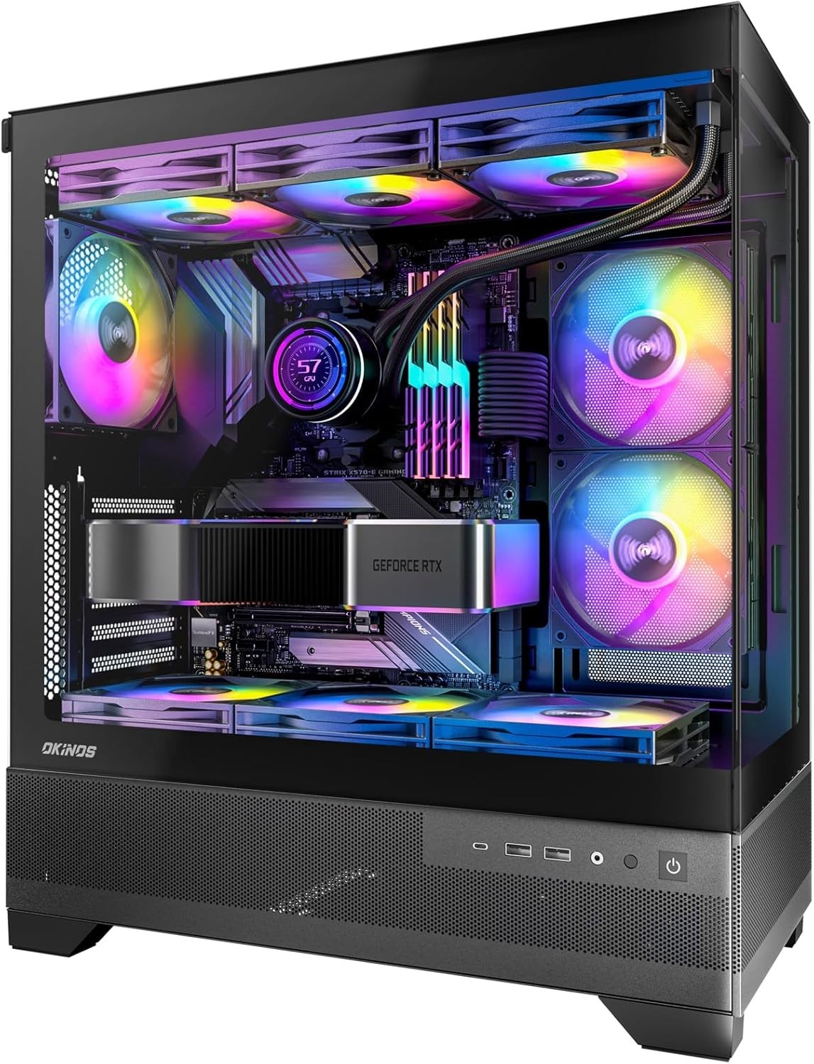 6 CORE i5-10400 GAMING DESKTOP PC 512GB SSD 2TB 16GB RTX 5060 5070 4060Ti WIN11