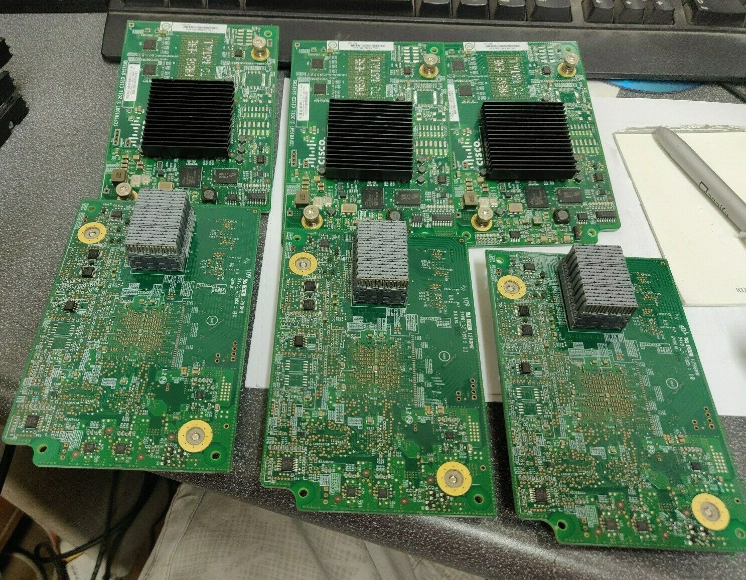 6x Cisco UCS-VIC-M82-8P V01 8-Port Virtual Interface Cards