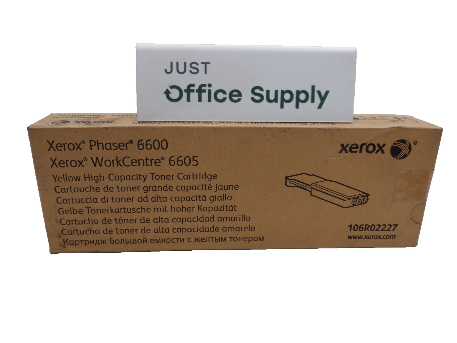 Genuine Xerox 106R02227 Yellow High-Capacity Toner Cartridge  D