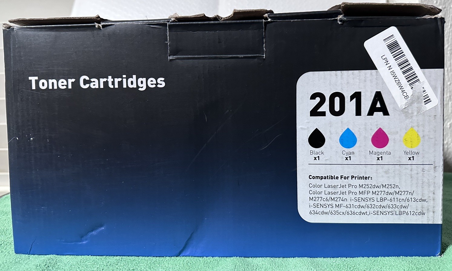 New Sealed Generic Brand 201A Toner Cartridge 4-Pack for HP LaserJet Pro 