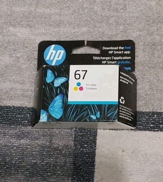 Genuine HP 67 Tri-color Ink Cartridge 3YM55AN#140 NEW Dated 05/2027+ F