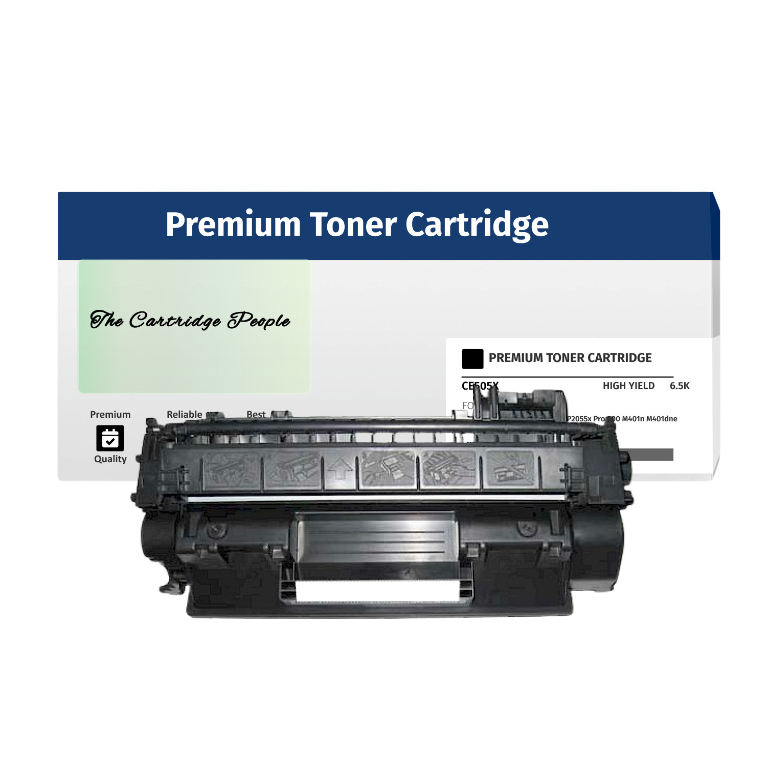 Compatible 13,000 Pages Hi-Yield JUMBO 05X,CE505X, Black Toner
