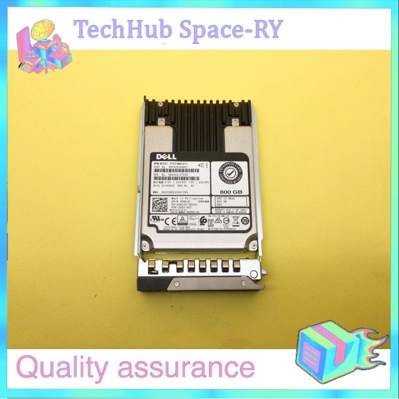 New CN3JH Dell 800GB SAS 12Gb/s WI 2.5'' SSD PX05SMB080Y 0CN3JH W/ Gen 14th