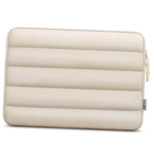 Puffy 15.6 inch Laptop Case, Protective Laptop Sleeve 15.6 15.6 Inch Beige