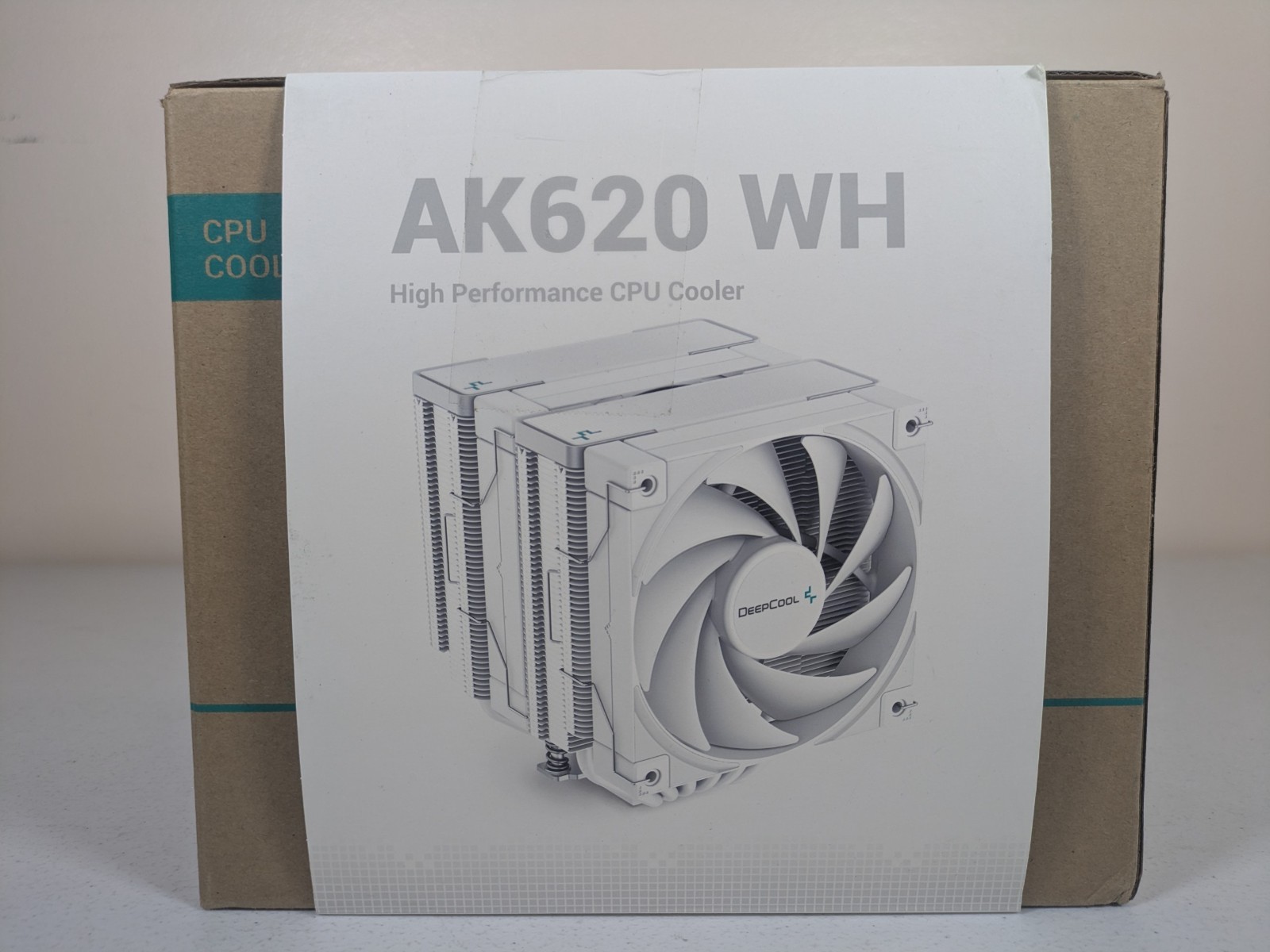 DeepCool AK620 White CPU Cooler Fan With Heatsink 6 Heatpipes LGA2066 AM5 AM4